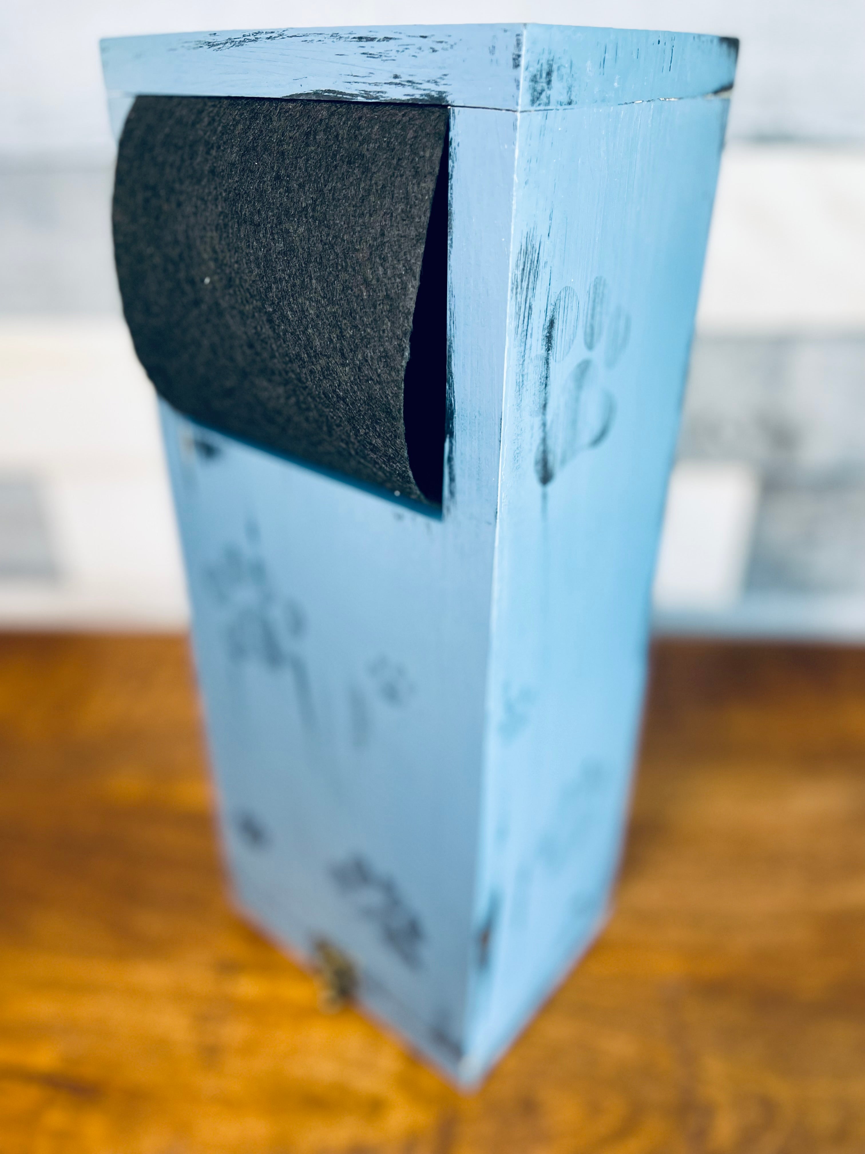 Dog Poop Receptacle (Gray and Black)